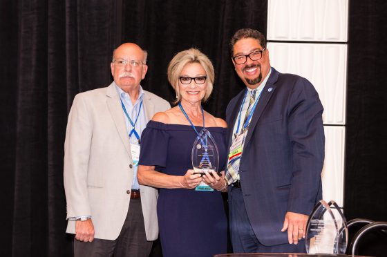 Highland Park Sister Cities Representative Accepts Annual Award