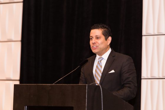 Keynote Speaker Dr. Neil Parsan Gives Remarks