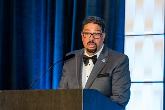 Roger-Mark De Souza at the Awards Dinner